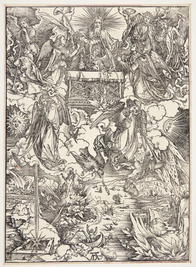 De zeven trompetten door Albrecht Dürer