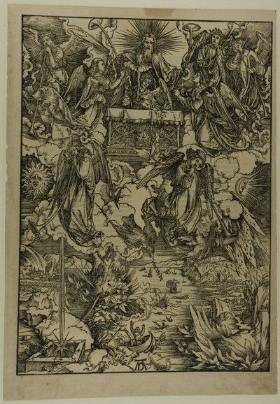 De Zeven Trompetten, uit De Apocalyps door Albrecht Dürer