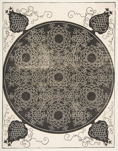 De Zesde Knoop. Gevlochten Rondel met Zeven Kransen door Albrecht Dürer
