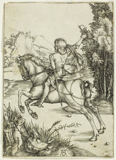 De Kleine Koerier door Albrecht Dürer