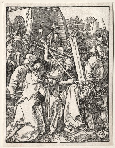 De Kleine Passie: Christus draagt het kruis, 1509 door Albrecht Dürer