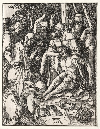 De Kleine Passie: Rouw door Albrecht Dürer
