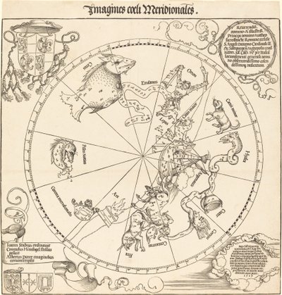 Het zuidelijke hemelhalfrond door Albrecht Dürer
