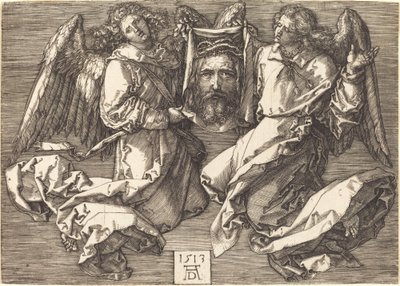 Het Sudarium Gehouden door Twee Engelen door Albrecht Dürer