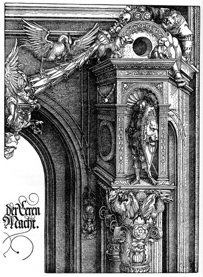 De Triomfboog van Keizer Maximiliaan I door Albrecht Dürer