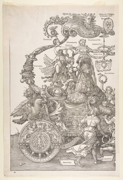 De Triomfwagen van Maximiliaan I De Grote Triomf door Albrecht Dürer