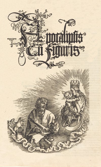 De Maagd verschijnt aan Sint Jan, 1510-1511 door Albrecht Dürer