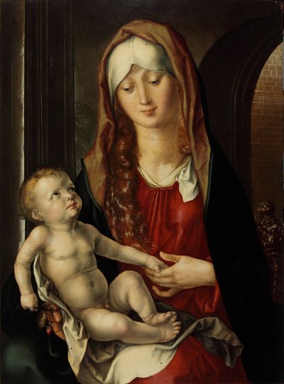 De Maagd en kind Madonna del Patrocinio, 1495 door Albrecht Dürer