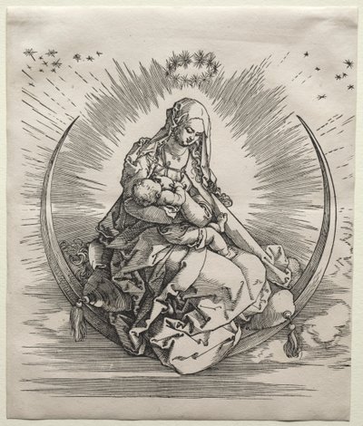 De Maagd op een Maansikkel door Albrecht Dürer