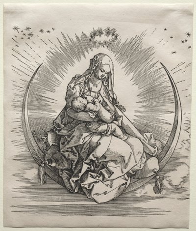 De Maagd op een Halve Maan, ca. 1510-1511 door Albrecht Dürer