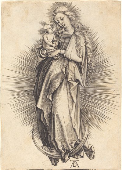 De Maagd op de Maan door Albrecht Dürer