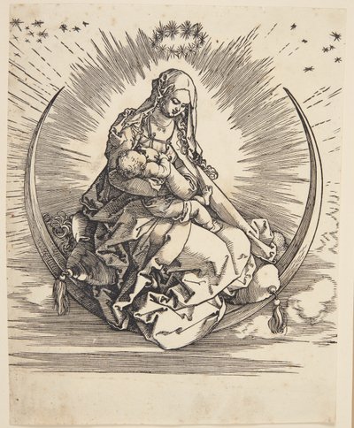 De Maagd op de halve maan door Albrecht Dürer