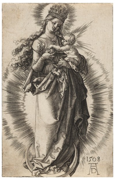 De Maagd met de Sterrenkroon door Albrecht Dürer