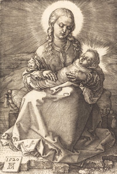 De Maagd met het ingebakerde kind, 1520 door Albrecht Dürer