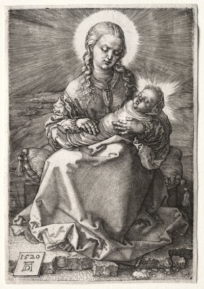 De Maagd met het Ingewikkelde Kind, 1520 door Albrecht Dürer