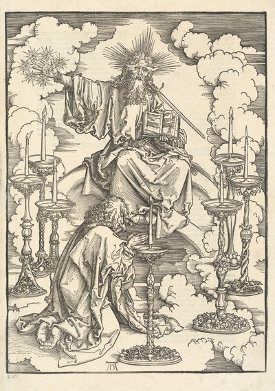 De Visioen van de Zeven Kandelaren door Albrecht Dürer