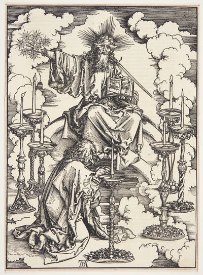 Het Visioen van de Zeven Kandelaren door Albrecht Dürer