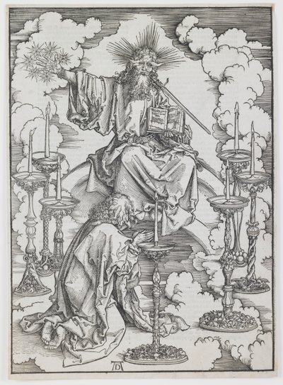 Het visioen van de zeven kandelaars, uit de serie 