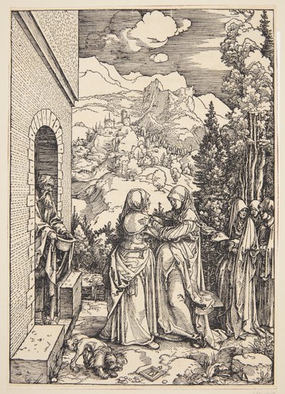 De Visitatie door Albrecht Dürer