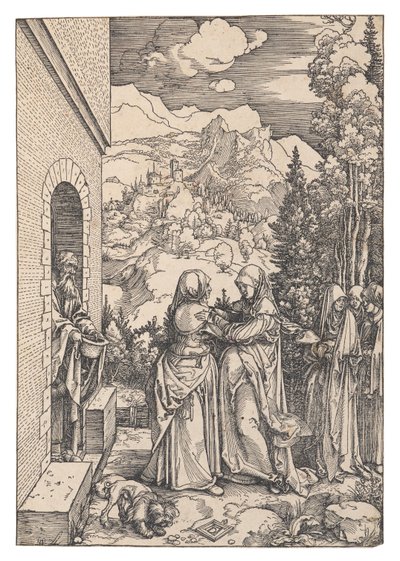 De Visitatie, 1503 door Albrecht Dürer