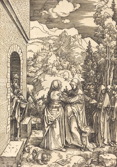 De Visitatie door Albrecht Dürer