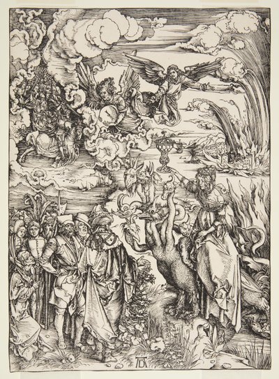 De hoer van Babylon, uit De Apocalyps door Albrecht Dürer