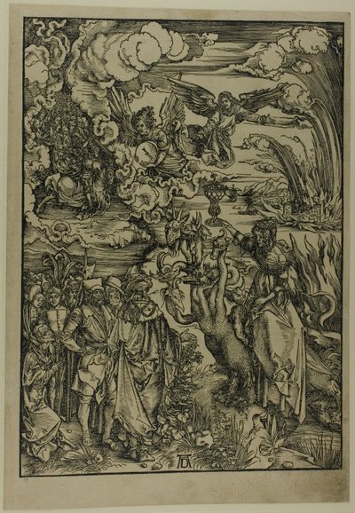 De hoer van Babylon, uit De Apocalyps door Albrecht Dürer