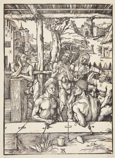 Het badhuis door Albrecht Dürer