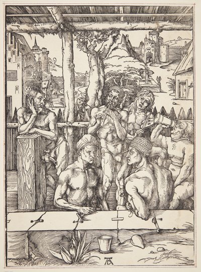 Het badhuis door Albrecht Dürer