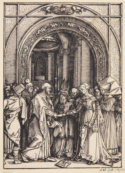 De verloving van de Maagd door Albrecht Dürer