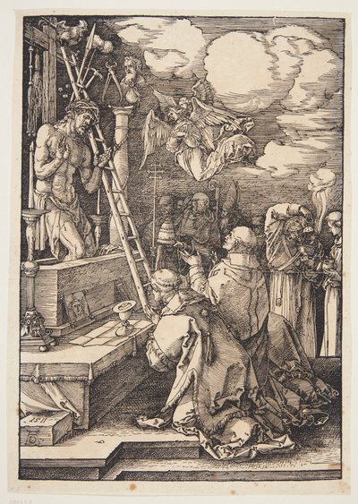 De mis van St. Gregorius door Albrecht Dürer
