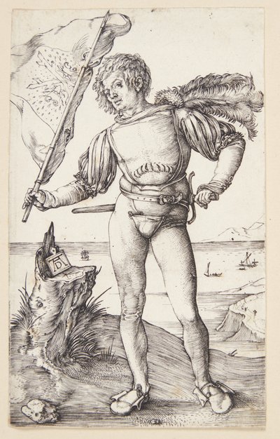 De vaandeldrager door Albrecht Dürer