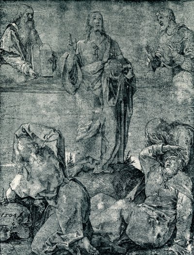 Transfiguratie op de berg Tabor door Albrecht Dürer