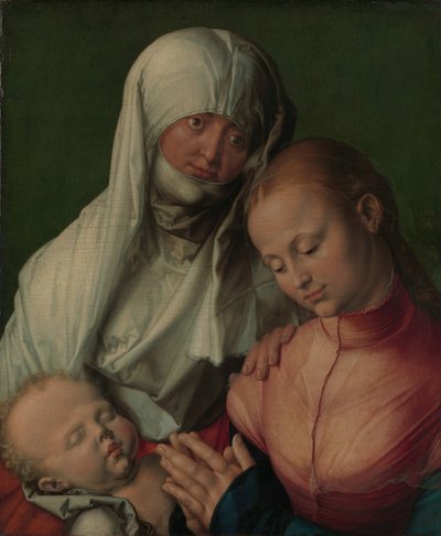 Maagd en Kind met Sint-Anna, c.1519 door Albrecht Dürer