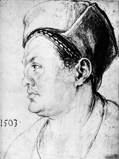 Willibald Pirckheimer, 1503 door Albrecht Dürer