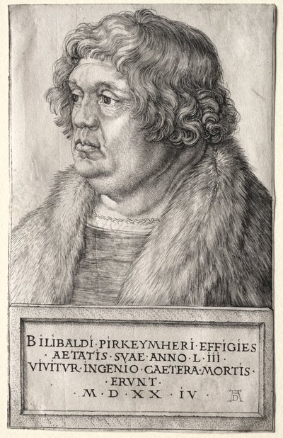 Willibald Pirkheimer door Albrecht Dürer