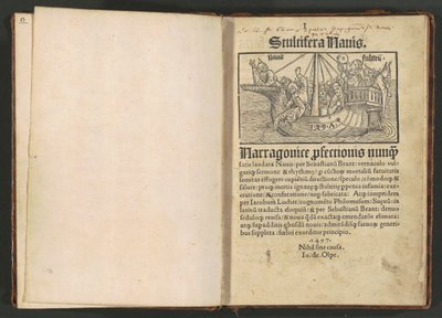 Stultifera navis (Schip der Dwazen) door Albrecht Dürer and Various Artists, Sebastian Brant