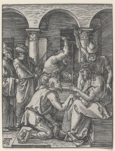 Christus met Doornenkroon, c.1510 door Albrecht Dürer