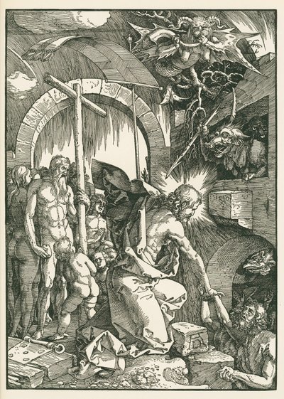 Christ in Limbo door Albrecht Dürer or Duerer
