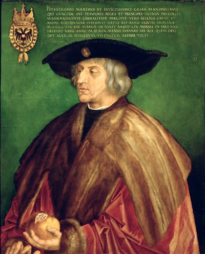 Keizer Maximiliaan I door Albrecht Dürer