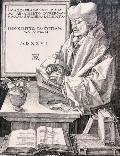 Erasmus van Rotterdam door Albrecht Dürer