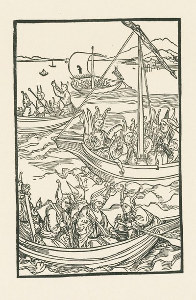 Een reismansschip door Albrecht Dürer or Duerer