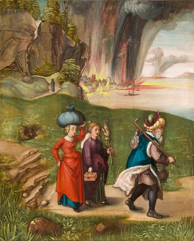 Lot en Zijn Dochters door Albrecht Dürer
