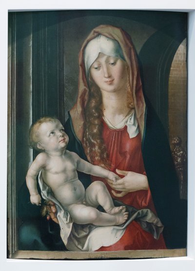 Madonna met kind door Albrecht Dürer or Duerer