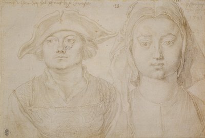 Marx Ulstat; De mooie jonge vrouw van Antwerpen, c.1520-21 door Albrecht Dürer or Duerer