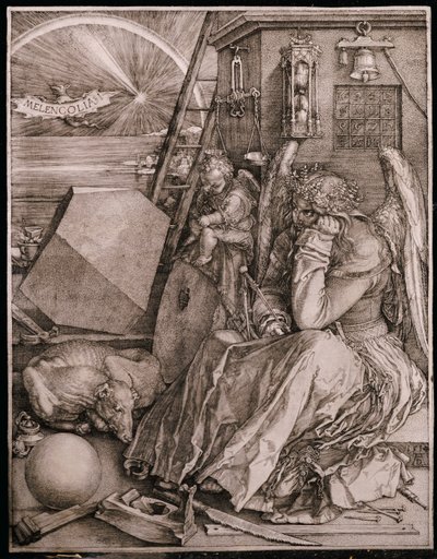 Melancholie, 1513 door Albrecht Dürer