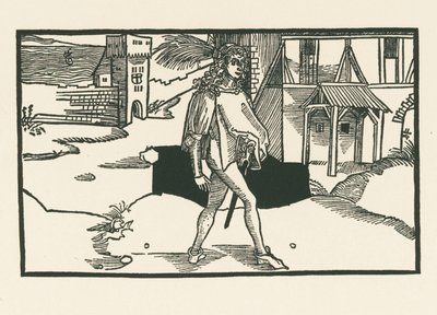Phaedria, ca.1492-93 (houtsnede) door Albrecht Dürer or Duerer