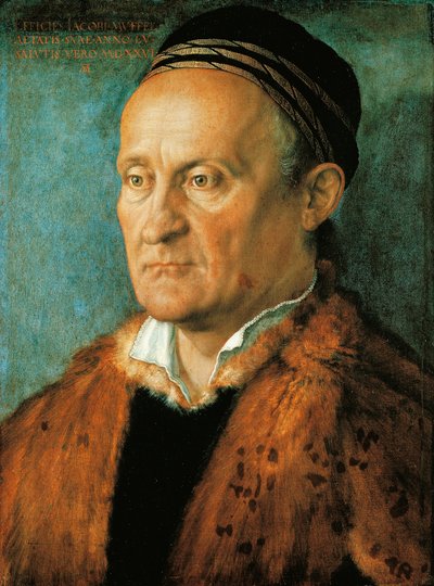 Portret van Jacob Muffels door Albrecht Dürer