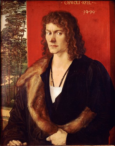 Portret van Oswolt Krel door Albrecht Dürer