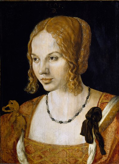Portret van een jonge Venetiaanse vrouw door Albrecht Dürer